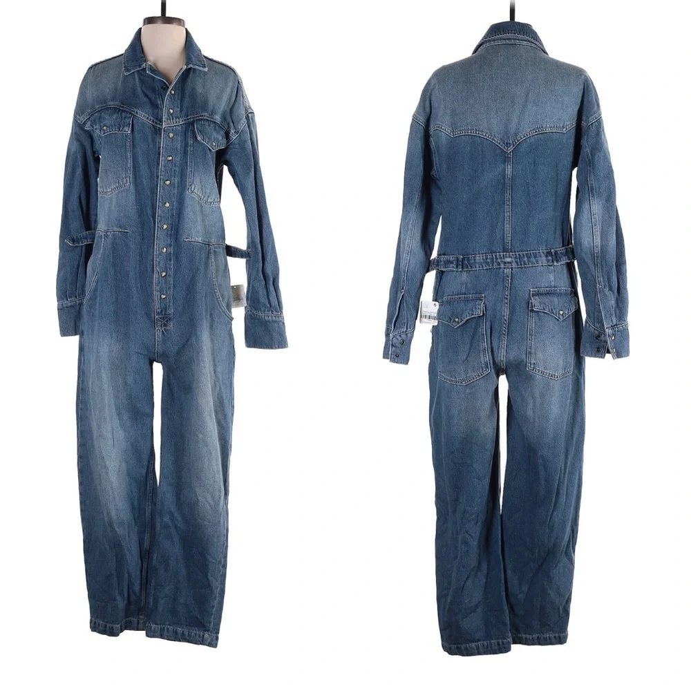 NWT Free People We The Free Townes Coverall In Color High Noon